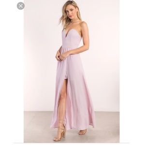 Lilac maxi dress from tobi